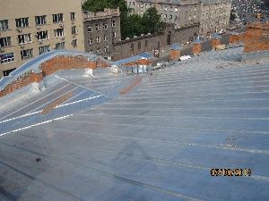 Монтаж кровли с помощью сварки горячим воздухом