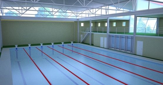 Строительство фитнес центра с плавательным бассейном в Москве