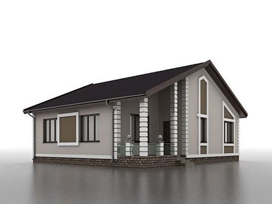 Строительство коттеджа АРДОС с террасой в Москва 