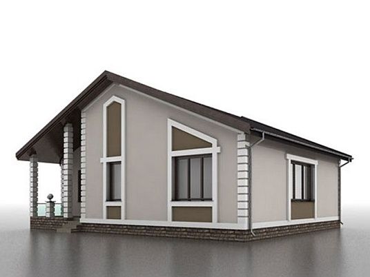 Строительство коттеджа АРДОС с террасой в Москва 