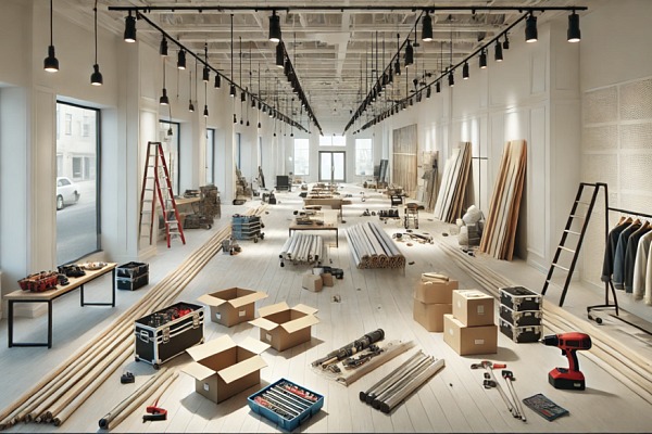 Проектирование и ремонт магазина розничной торговли