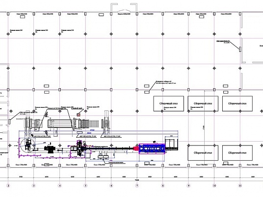Проектирование и реконструкция производственного помещения в Москве