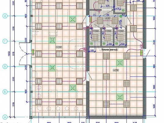 Проектирование и ремонт магазина в Москве для АЗС с кафе на 20 мест