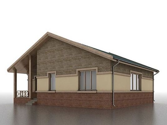 Строительство коттеджа АРДОС с террасой в Москва 